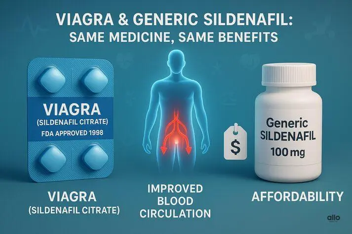 Sildenafil vs Viagra