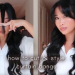 How to Style Curtain Bangs